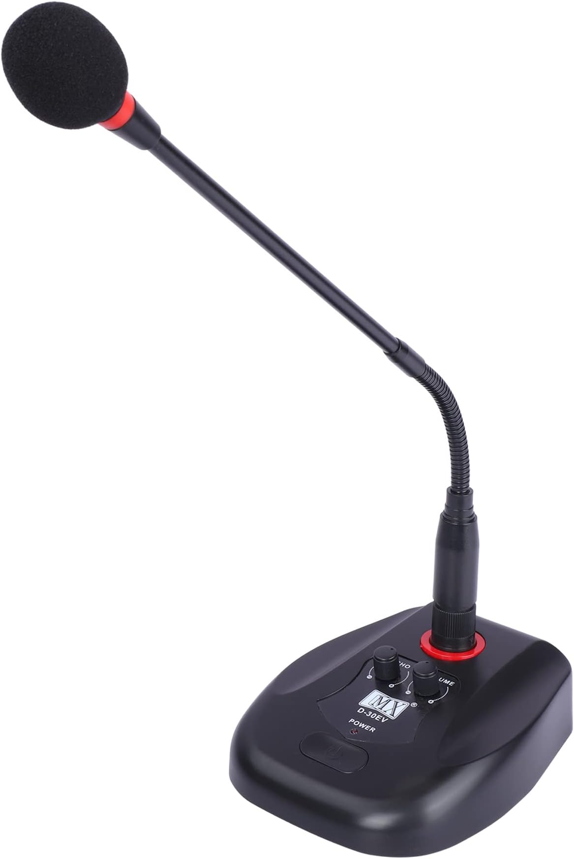 MX Professional Gooseneck Microphone with Echo & Volume Control with ON/Off Button for Variety of Meeting, Conference Other Occasions.