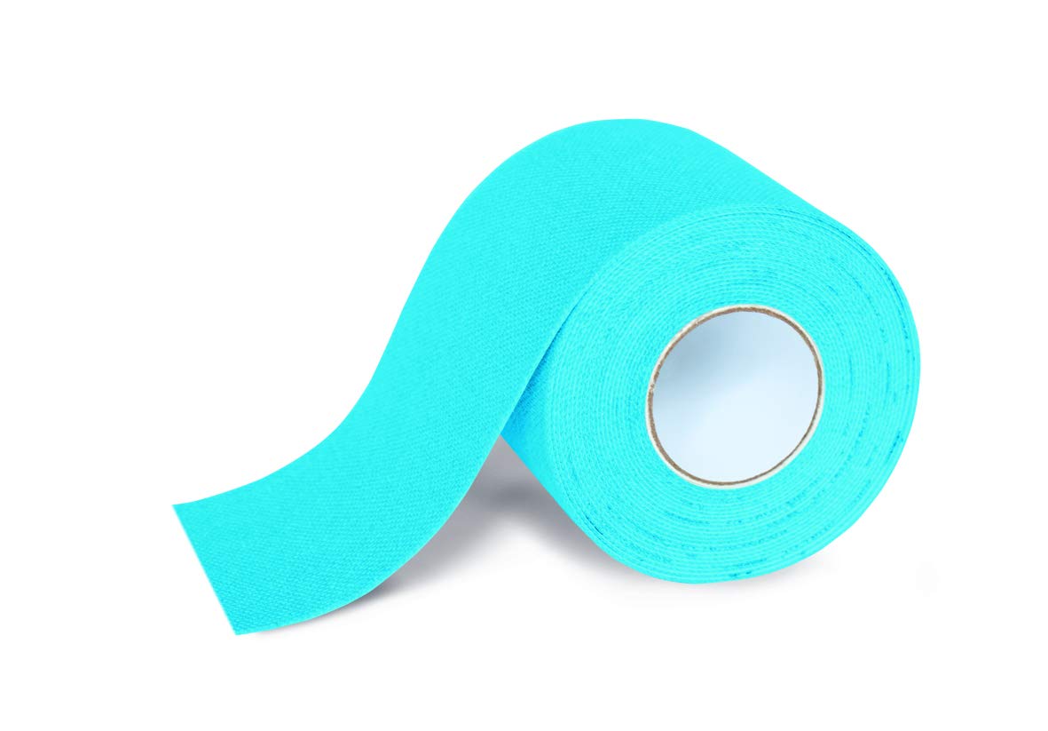 K-Active nastro Kinesiologico classico BLU, idrorepellente e anallergico, 50 mm x 5 m, confezione da 6