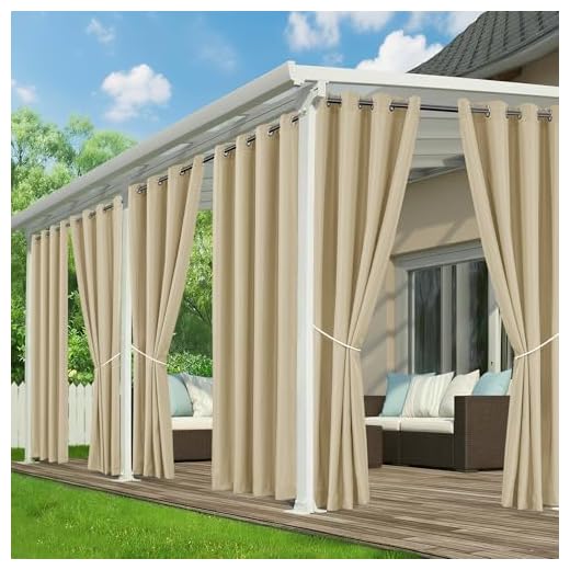 RichSets Waterproof Outdoor Curtains