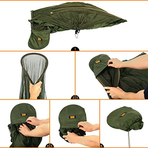 Forfar Amaca Seta Campeggio Zanzariera Leggero