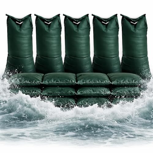 10x Sandsack bei Hochwasser - Hochwasserschutz mit Schnürband - 40x50 cm Sack & Gewebesack zum Wasserschutz ungefüllt