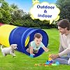 PigPigPen Kids Tunnel for Toddlers,Pop Up Play Tunnel Tent for Babies or Dogs, Indoor & Outdoor Toys for Kids Backyard Playset (Classic 2 Pack Tunnels)