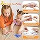 Cuackamily 4PCS Skin Picking Fidget Toys, Picky Pad Fidget Toy Set, Picky Party Pad Fidget Stress Anxiety Relief Reusable Sensorisches Spielzeug Zum Skin Pickin Dermatillomania für Erwachsene Kinder