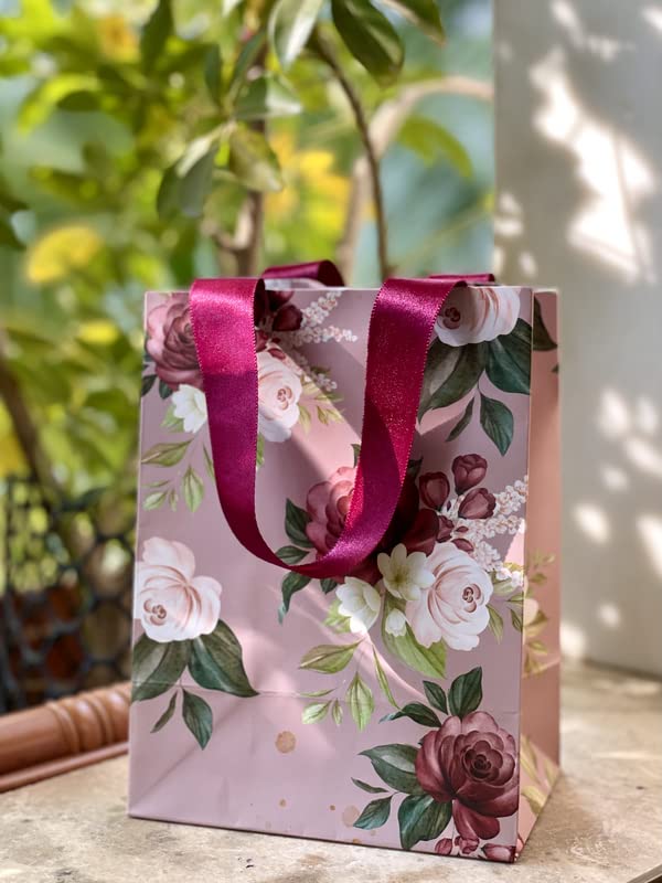 Dovetail Botanic Vertical Gift Paper Carry Bag, 8 x 6 Inch Pack of 10 (B0BTBVR86R) Amazon Price History, Amazon Price Tracker