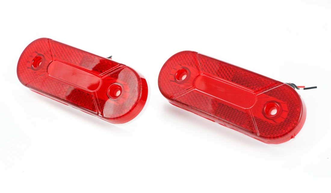 10 x 12 V LED Rückseitig Umrisse Rot Neon Markierungsleuchten LKW Kipper Pickup Wohnwagen Van Bus
