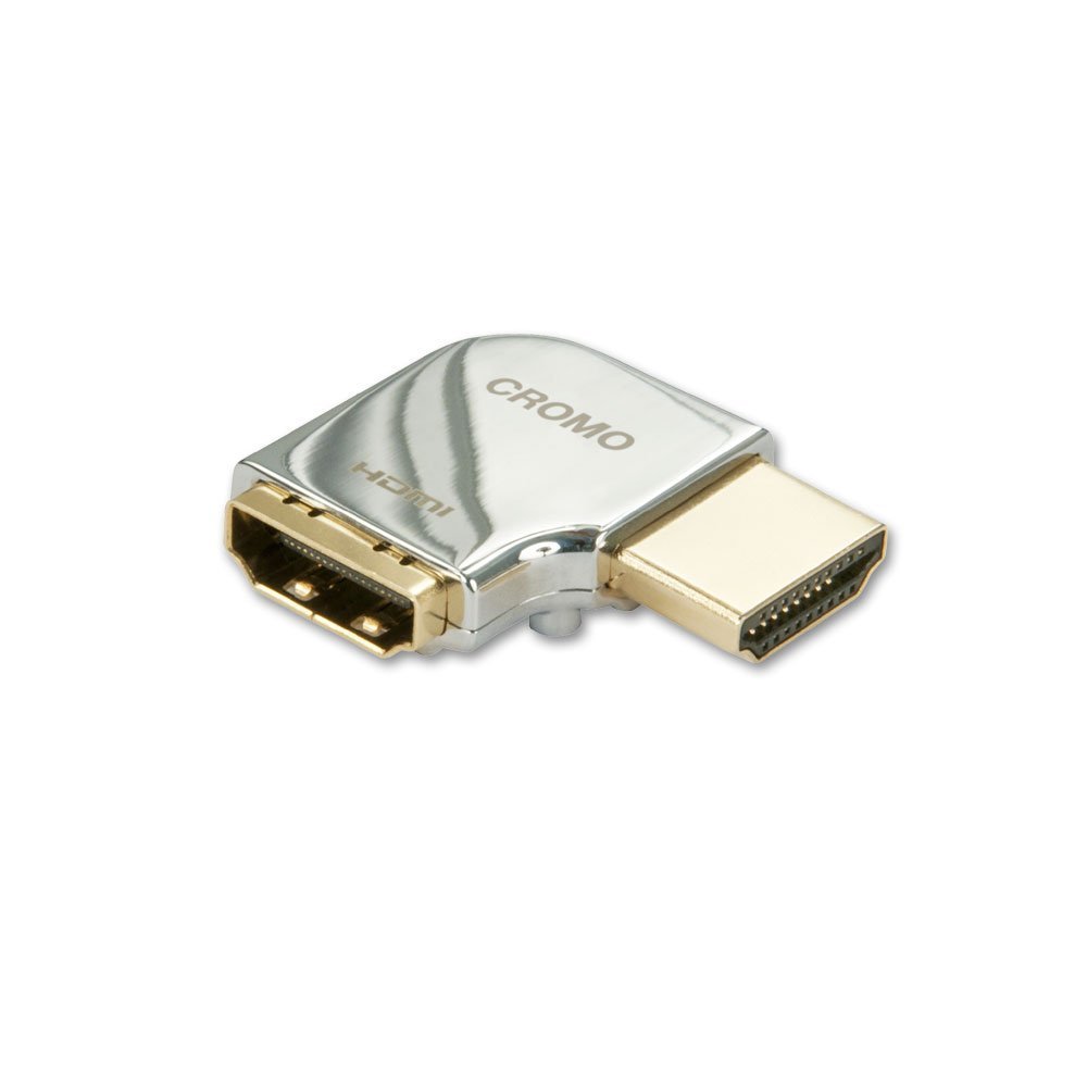 Lindy Cromo Hdmi Male To Hdmi Female 90 Degree Right Angle Adapter Right. Connec