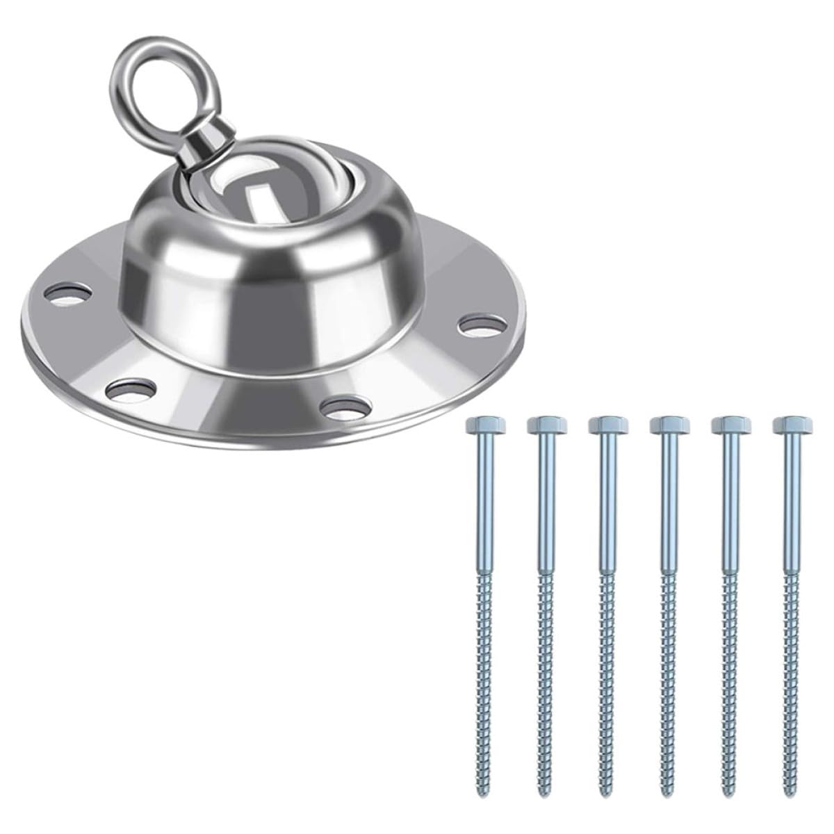 EPIGEIST Dog Ground Stake Metal Tie Out Rotating Mechanism for Outdoor Yard Use Heavy Duty Anchor for Dog Leash