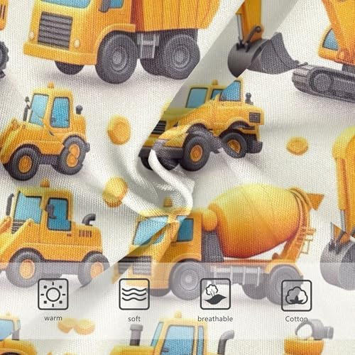 Stylish Toddler Girls Underwear 2t Cotton Panties Little Girl Cartoon Cars Yellow Vehicles Kids Undies Briefs3