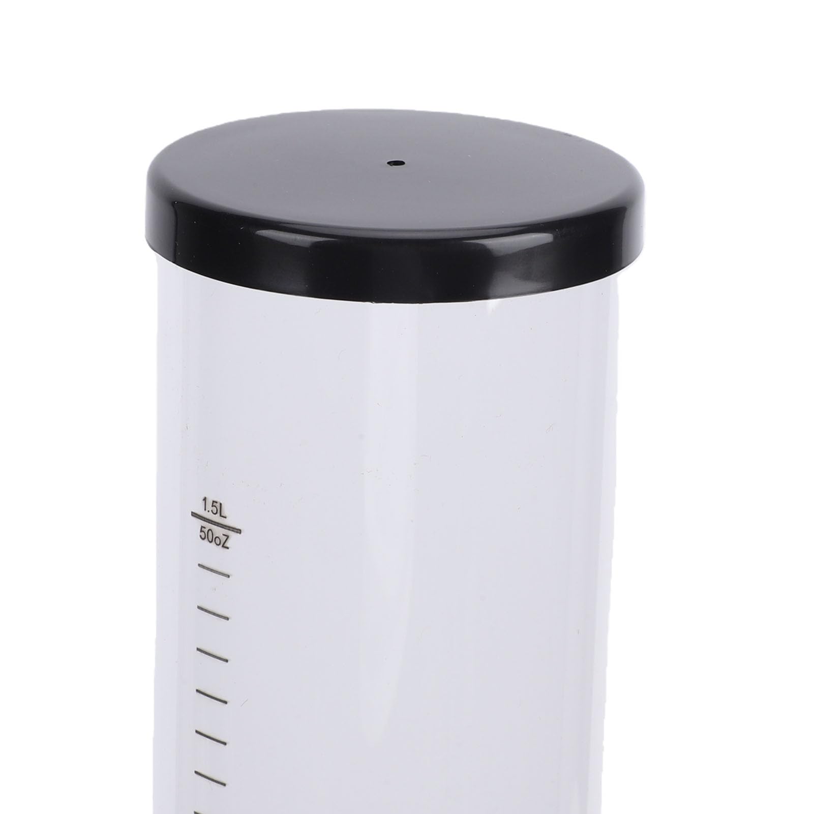 1. Dispensador Mimosa Tower Dispensador de Bebidas Transparente de 1,5 L para Fiestas Bar Eventos Al Aire Libre Material PC/ABS Negro