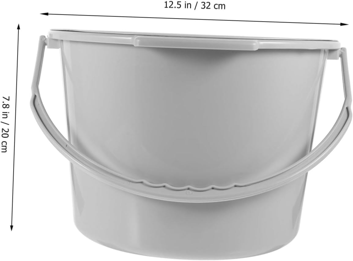 Portable Commode Chair Lid Raised Toilet Seat for Seniors Bedside Commode for Elderly