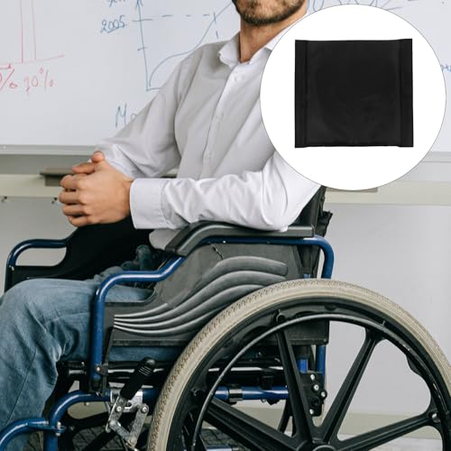 Cojín para silla de ruedas negro de 45x42 cm con espuma de alta densidad 6