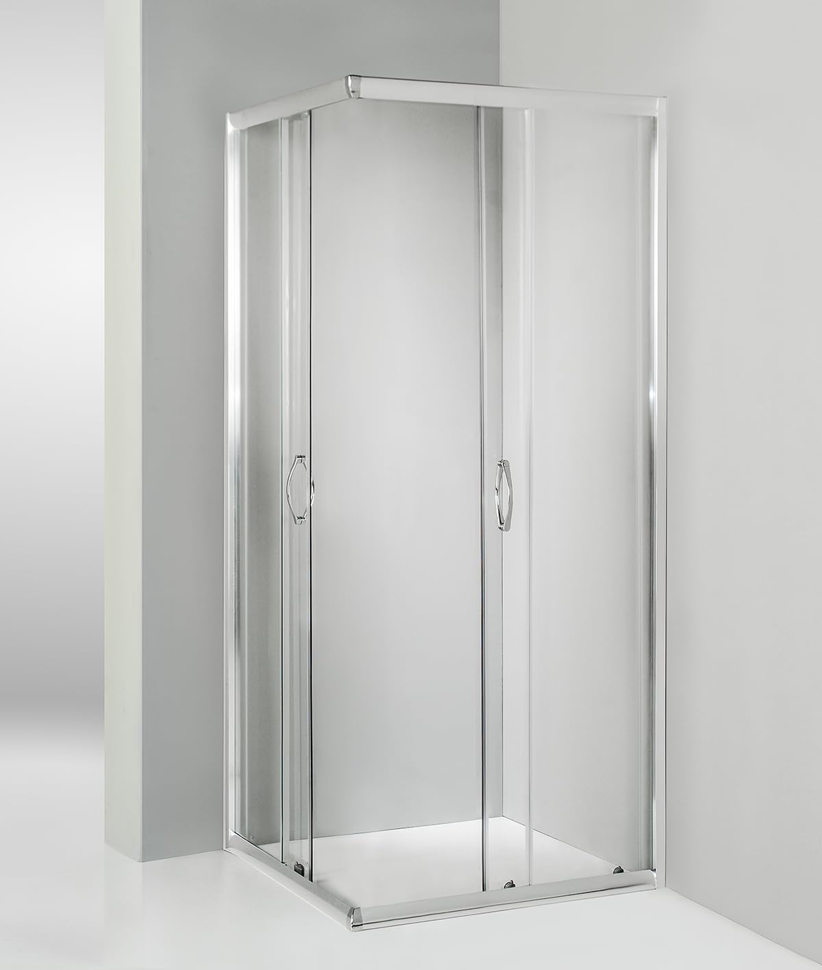 Hydra Box Doccia angolare Porta Scorrevole 80x80 cm Trasparente Altezza 180 cm