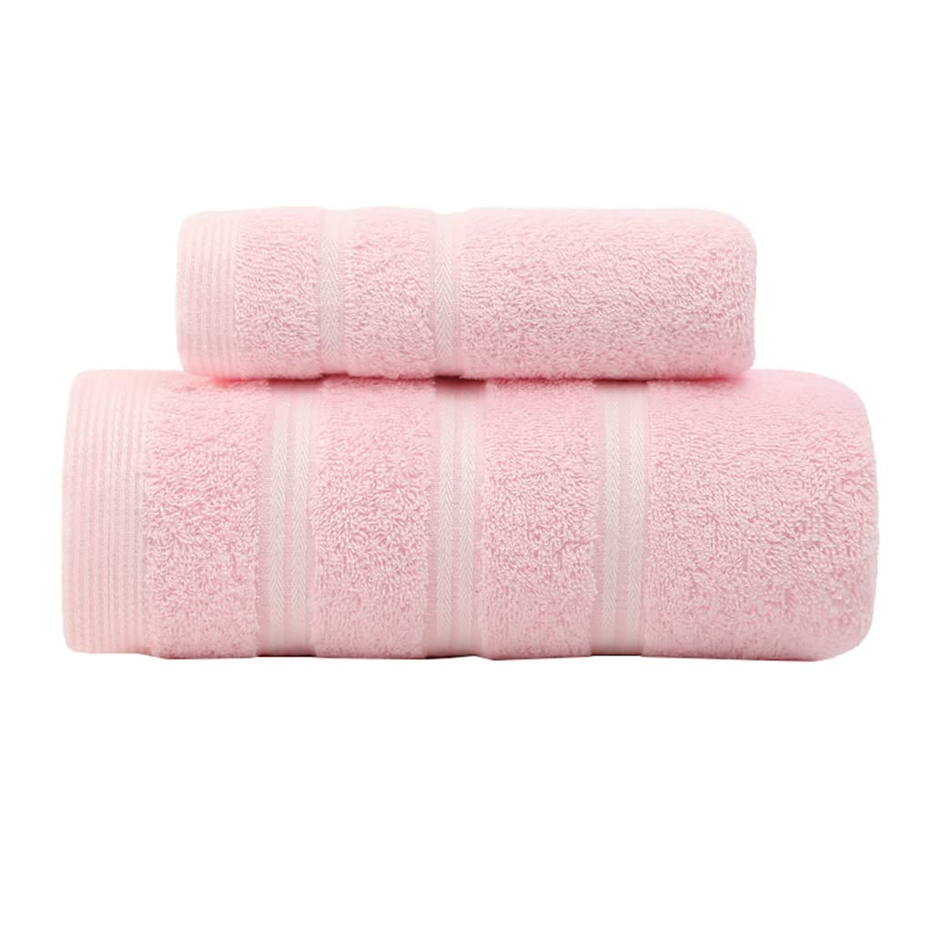 Serviette de bain en coton pour adultes : ensemble 2 pièces grand format