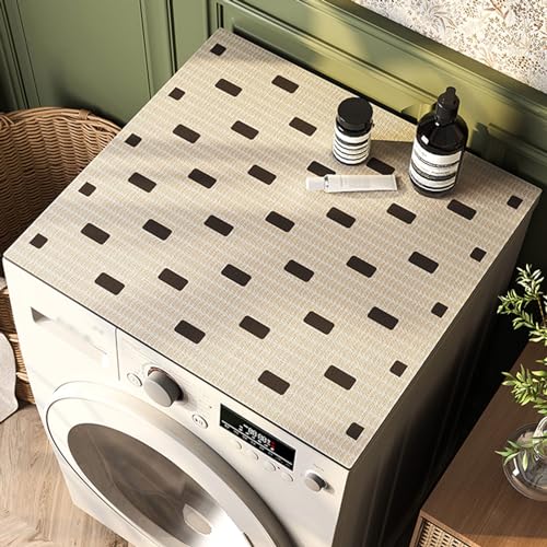 Machtiging Parte Superior de la Lavadora Alfombra para Lavadora,Almohadilla Impermeable Superior para Lavadora,Almohadilla Protectora para Lavadora,Impermeable,para Nevera,Mesa de Noche,microondas
