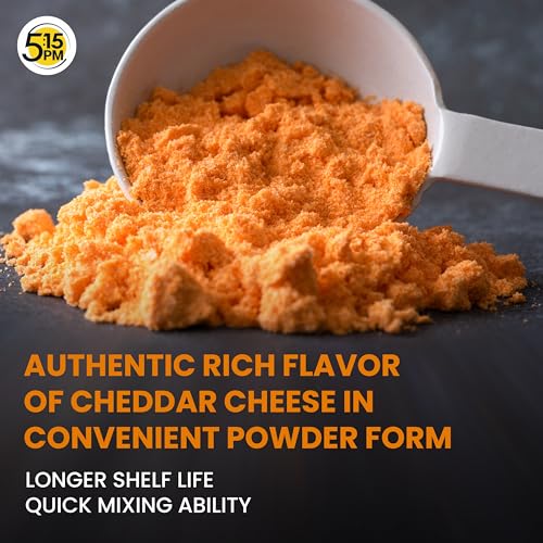 5:15PM مسحوق توابل جبنة شيدر، 100 غرام