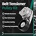 Riyhch Drive Belt Tensioner Pulley Kit Fit for Chevy Colorado 04-12, for GMC Canyon 04-12, for Hummer H3 06-2010, Fit for Isuzu i-280/i-350 06, for Isuzu i-290/i-370 07-08, 2.8/2.9/3.5/3.7L 38178