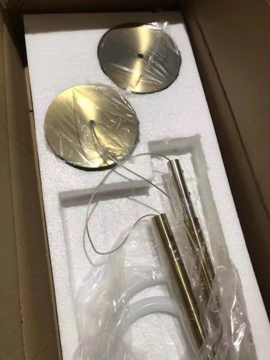 Lumière LED nordique haut de gamme dorée et blanche minimaliste LWX