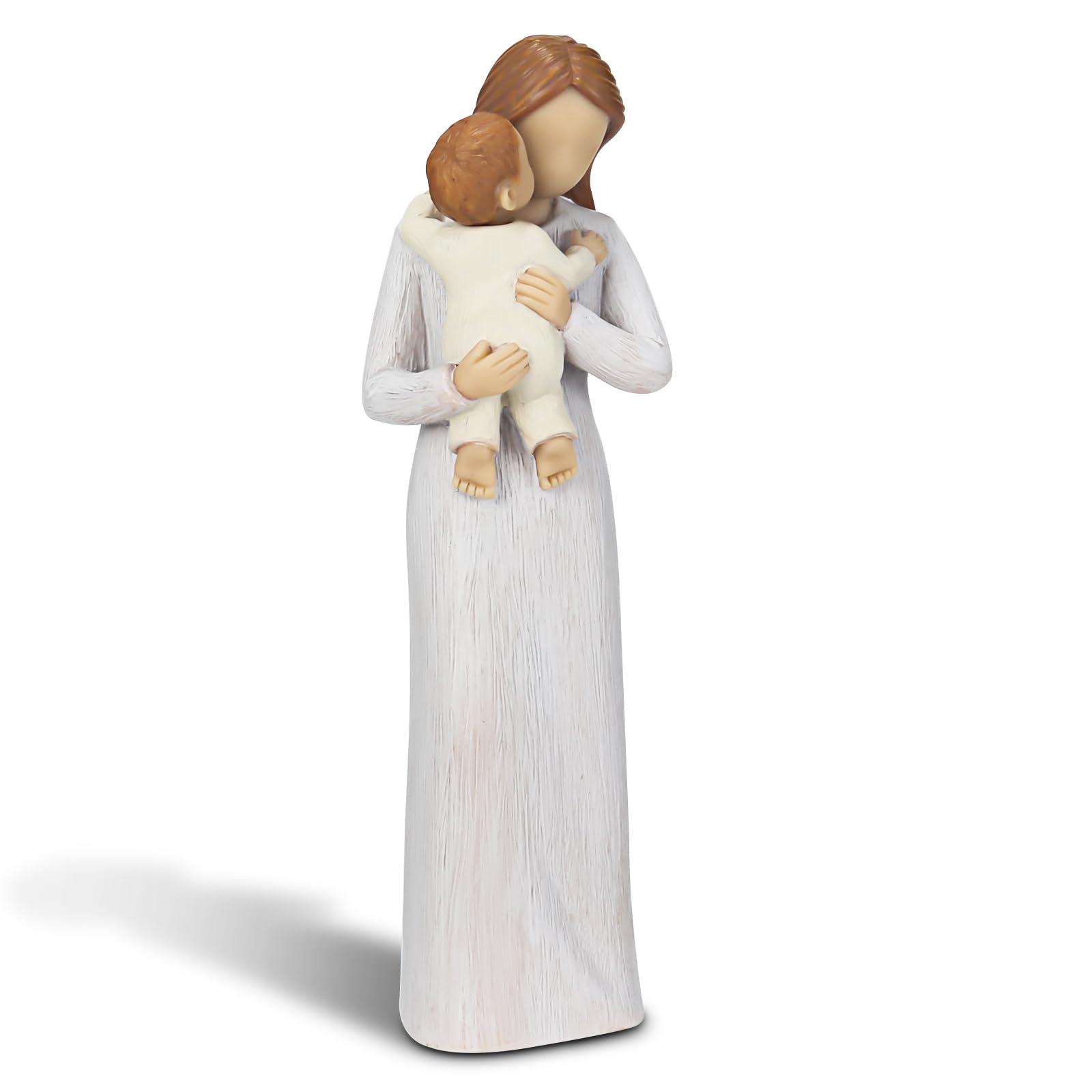 Carracci Neue Mama Geschenke, Mutter Neue Baby Figuren, Geformte Handbemalte Mama- und Baby-Kind-Statuen, Geschenke für Geburtstag, Muttertag und Weihnachten