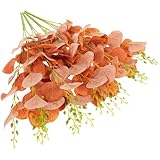 Tiges d'eucalyptus artificielles d'automne - fabriquées avec des matériaux de première qualité et une finition soignée, ces tiges d'eucalyptus sont d'un réalisme saisissant