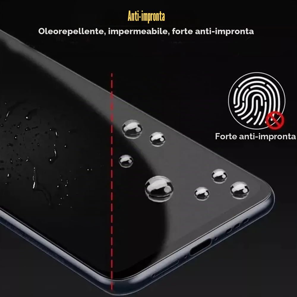 SRSRROP Opaca Pellicola Protettiva Idrogel per Realme 16 Pro 6.78, 3pz Anti -impronta/Anti-Glare Proteggi schermo ad alta sensibilità in TPU [Non Vetro Temperato SRSRROP Opaca Pellicola Protettiva Idrogel per Realme 16 Pro 6.78, 3pz Anti -impronta/Anti-Glare Proteggi schermo ad alta sensibilità in TPU [Non Vetro Temperato