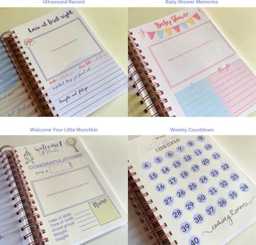 Image of Pregnancy Journal for Pregnant Women - 40-Week Bump Tracker & Memory Book with Stickers | Guided Pregnancy Planner with Prompts, Milestone Pages & Hardcover Keepsake | Gift for Expecting Moms (coming soon)