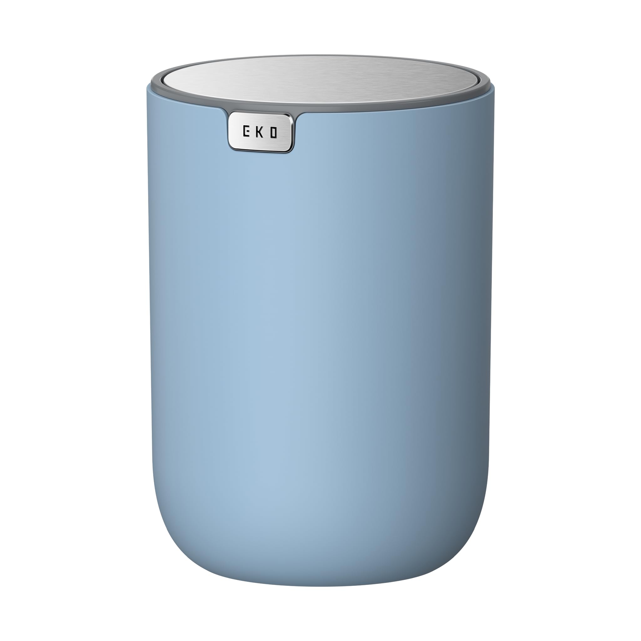 Eko Fandy Table Bin 1.5L Mini Desk Rubbish With Swing Top Lid Blue New