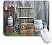 Produktbild Dekoratives Gaming-Mauspad,Landwirtschaft Western Wooden Barn Countryside Bukolische ländliche Haus Folk Vintage Landschaft,Bürocomputer-Mausmatte mit rutschfester Gummibasis