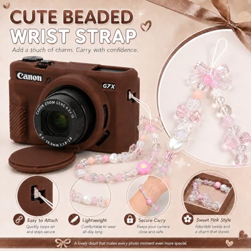 Funda de silicona para Canon PowerShot G7 X Mark II miniatura 6