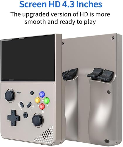 Miniatura 5 de M18 - Consola de juegos portátil integrada con 30.000 juegos, pantalla IPS de 4.3 pulgadas, sistema Linux consola de videojuegos portátil, RK3566