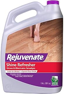 Rejuvenate Shine Refresher Hardwood Polish Restorer Removes Scratches from Wood Floors Restores Shine