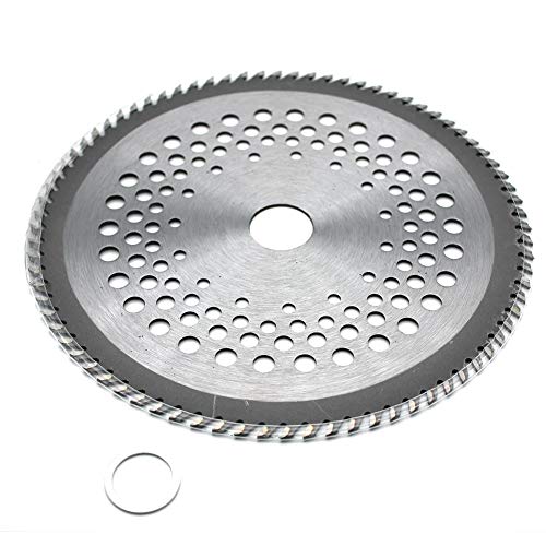 2PK 8" 80T Carbide Tip Blade for Stihl Husqvarna Echo Jonsered Shindaiwa Kawasaki Honda Homelite Ryobi Dolmar Makita Brush Cutter Weed Eater Wacker Edging Blades Wood Cutting Clearing Saw Blades