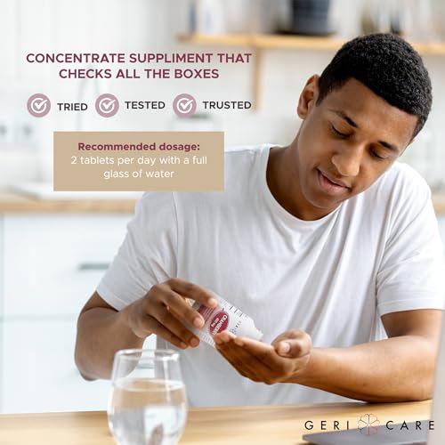 High-Potency Cranberry Supplement By GeriCare- 450mg Pure Cranberry Tablets For Urinary Tract Health- Natural UTI Prevention For Men & Women- GMO, Gluten & Dairy Free Cranberry Concentrate [100 Count] - Thumbnail 6