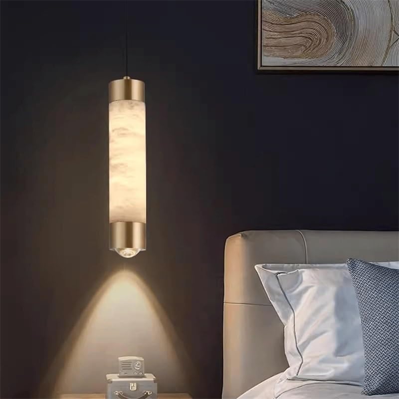 Lámpara colgante de mármol decorativa para iluminar la isla de cocina y comedores modernos