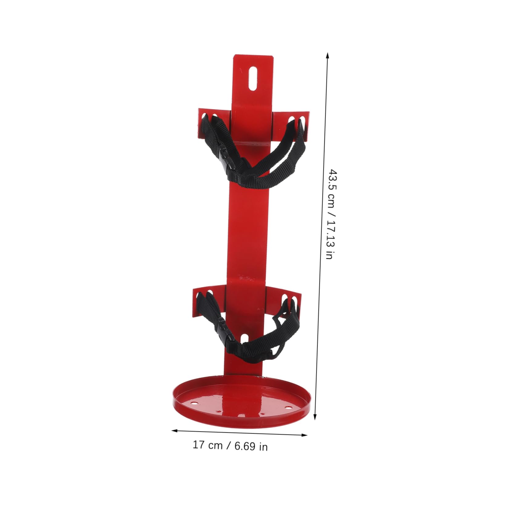 SHINEOFI Soporte Mejorada para Resistentes Correas Extintor Pequeño y Seguridad de Extintor Vertical para Autobuses y Vehículos de Pasajeros