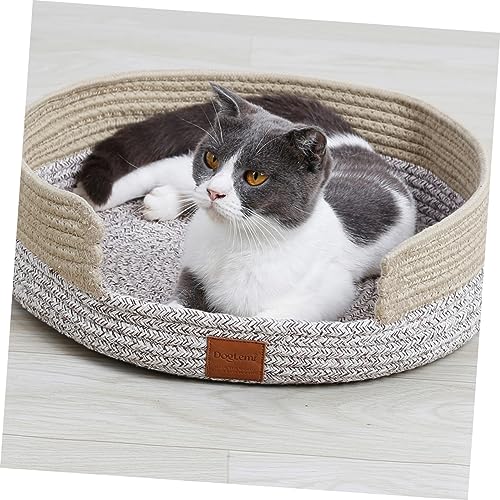 BESPORTBLE Tapete Arranhador Para Gatos Círculo Doce Ninho Para Animais De Estimação Manter Aquecido
