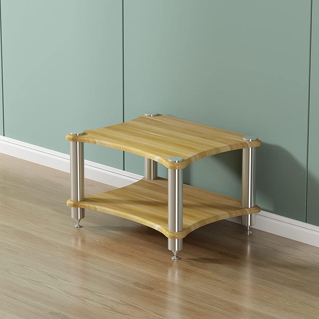 Monitor Speaker Stands Audio Stand Stand Media Equipment Floor Stand Speaker Stand with Shock Absorption Foot Nail Shelf Small Bookshelf 1/2/3 Layer Studio Monitor Stand,A-3