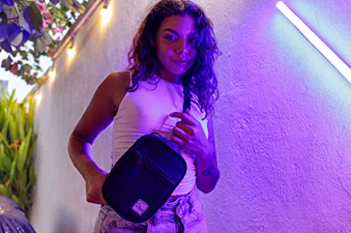 Image of Crossbody Sling Bag for Women Men 5in1 Multi-Use from Recycled Polyester Belt Bag Cross Body Backpack Fanny Pack Purse
