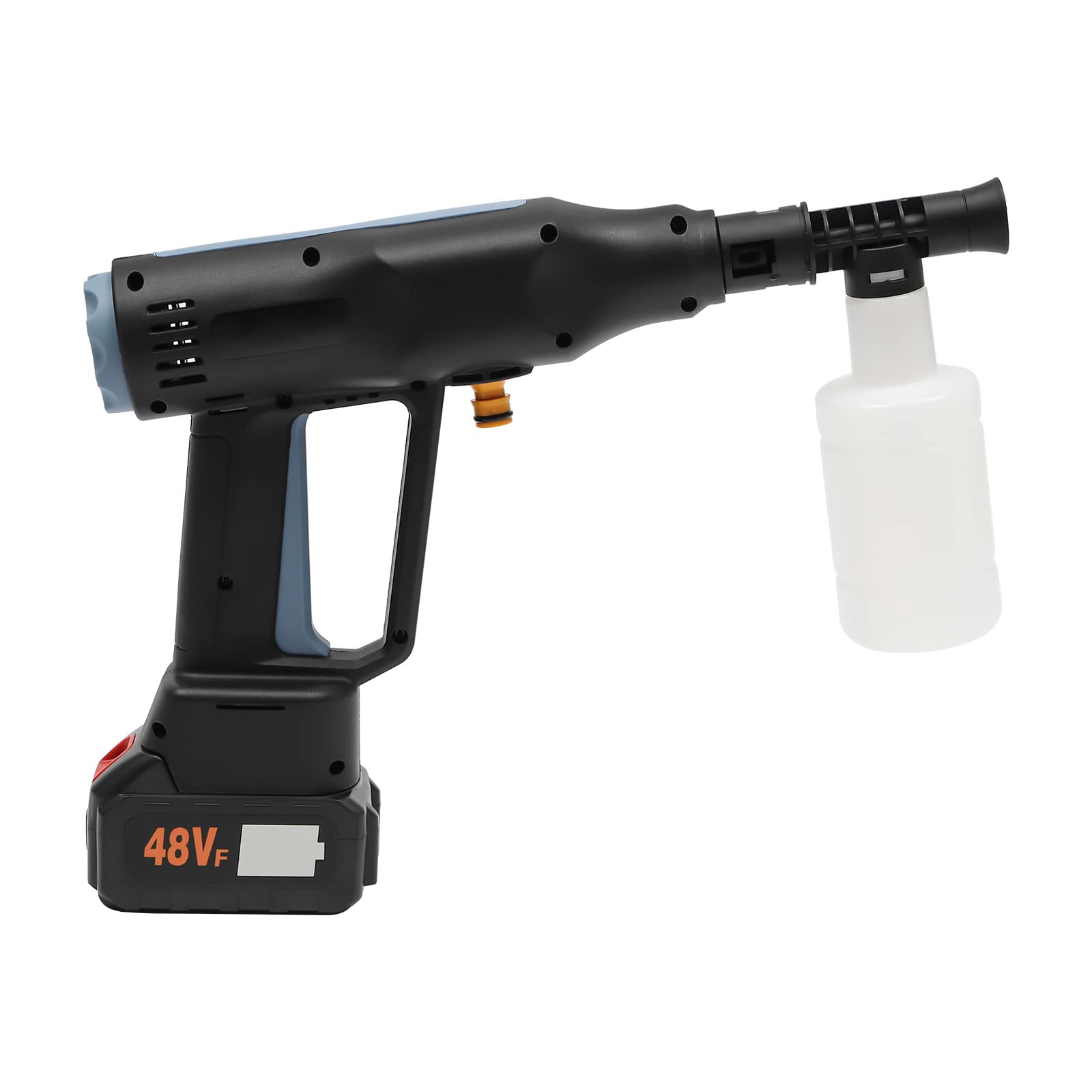 Pistola ad acqua ad alta pressione mobile, pulitore senza fili con ugello 6 in 1, idropulitrice per terrazze