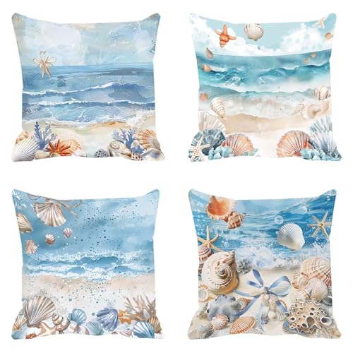Coussin de jardin humide ? Solution : housse imperméable 50x50 velours bleu Q-323 - 2