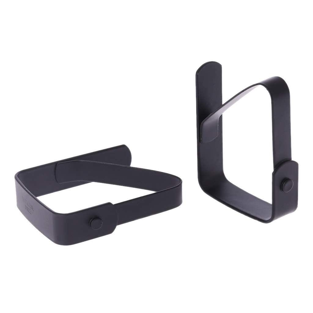 MZMing 8 Pezzi Clip per Tovaglia in Plastica Bianca per Tavolo da Esterno - Clip per Tovaglia Regolabili Caricate a Molla per Giardino Picnic Festa di Nozze BBQ