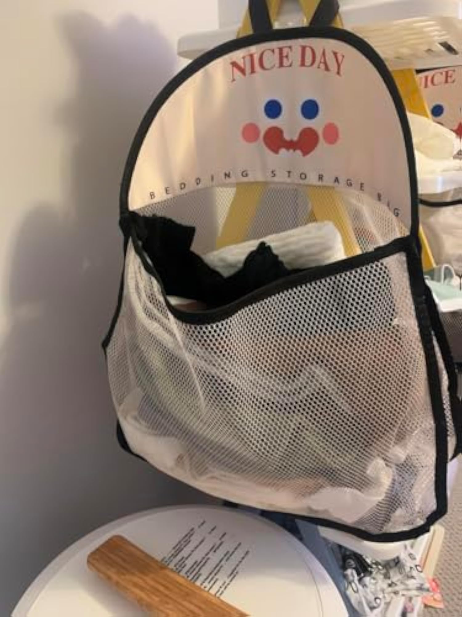 Hanging Storage Solution - Durable Mesh Bag for Organizing