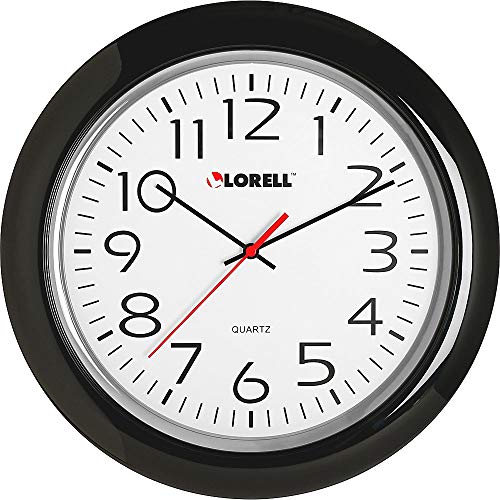 Reloj de Pared Lorell Analógico 13.25 in Negro miniatura 1