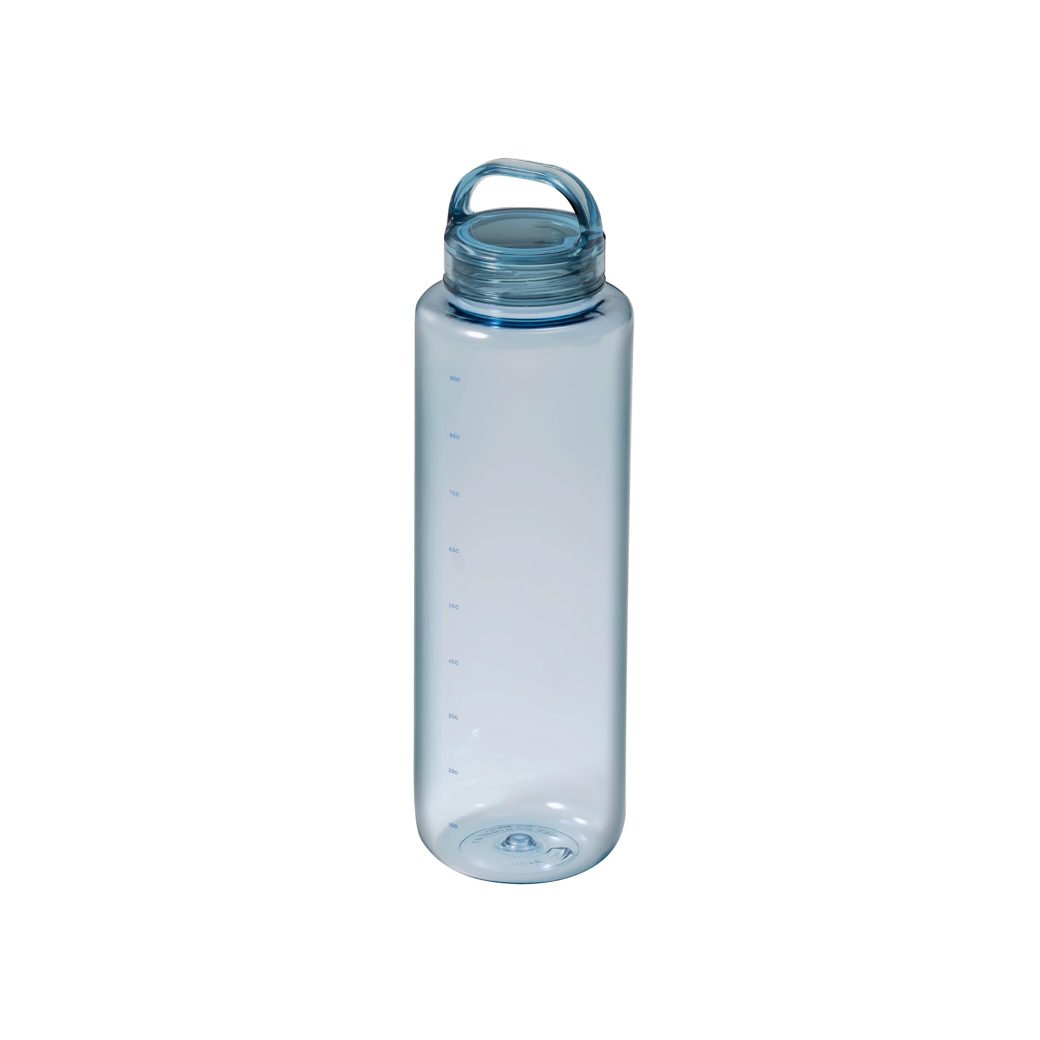 CB Japan EDGE BOTTLE Tritan Water Bottle with Memory (Dishwasher Safe), Blue, 33.8 fl oz (1,000 ml), Half Rotation, 180 degrees, Easy to Open and Close, Integrated Gasket, BPA Free, Lightweight, 33.8 