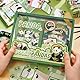 SAVOSWEET Scrapbook Zubehör Set, Panda Scrapbooking Kit für Anfänger, DIY Scrapbook Set mit A6 Notizbuch, Washi Tape, Stickers, Dekoratives Papier, Notizblock, Karten, Accessories