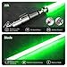 Upgrade XRGB3.0 Smooth Swing Motion Control Light Saber, 16 Sound Fonts Light Saber, Infinite Color Changing Rechargeable, Metal Hilt, Support Heavy Dueling Luke V2 Light Sabers with Stand Toy Tool