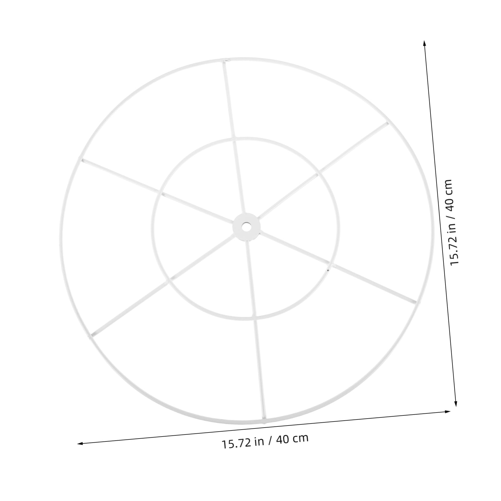 ERINGOGO Ceiling Drape Hoop Metal Wedding Drape Making Hoop Decorative Iron Tube Event Ring