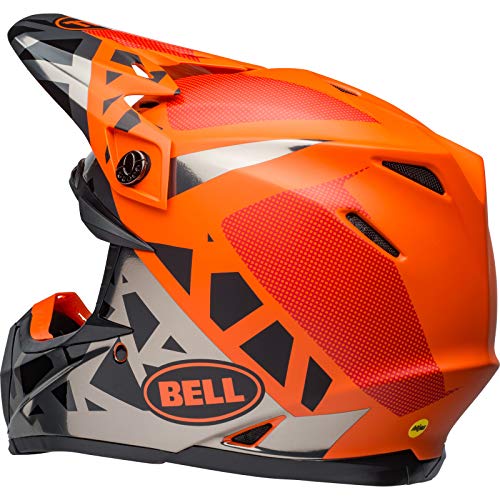 Bell helmet moto-9 mips tremor black/orange/chrome...