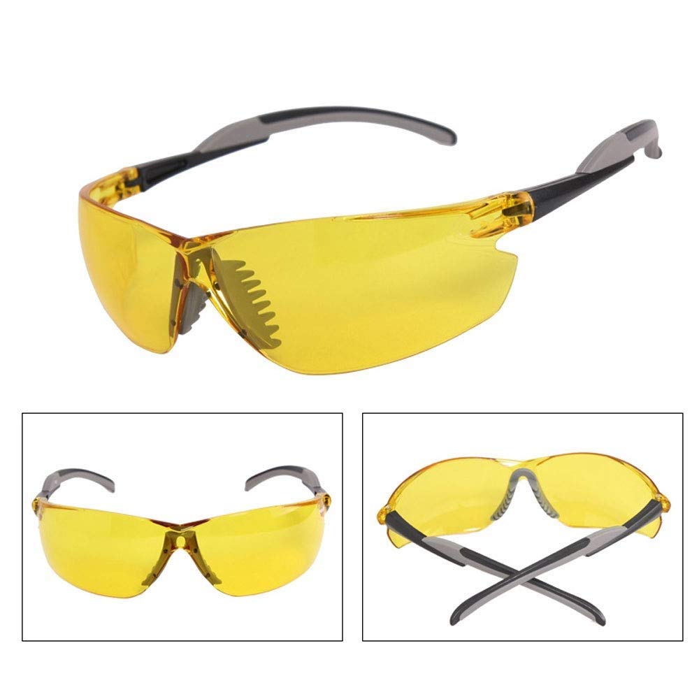 Occhiali Di Protezione, Occhiali Di Protezione Antiabbaglianti Professionali Per La Saldatura A Prova Di Polvere (colore : Giallo)