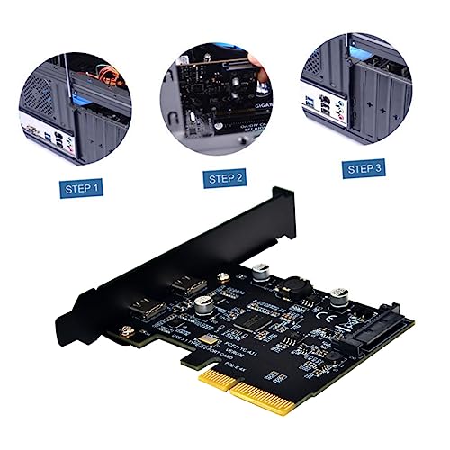 Carte d'extension USB 3.1 Type-C OSALADI haute performance avec refroidissement