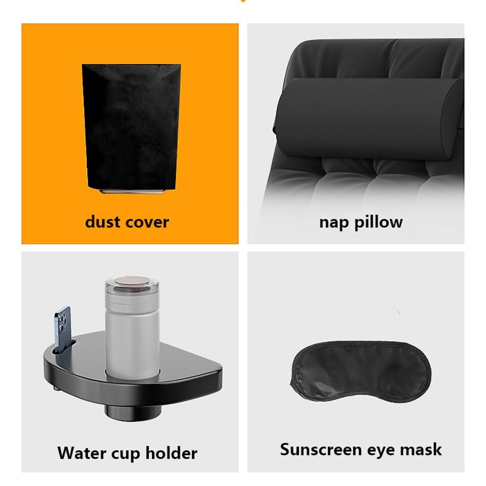 Tumbona, Silla de Gravedad Cero, Silla Reclinable Plegable con Reposacabezas Ajustable y Portavasos, Hamaca Portátil para Jardín, Patio, Playa y Camping
